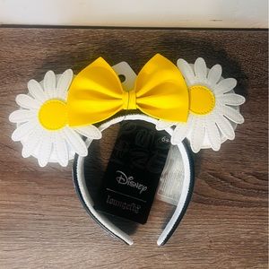 Disney Loungefly Minnie White Daisy Ears Headband